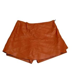 Short Leather Skort…Matching Top sold Separately